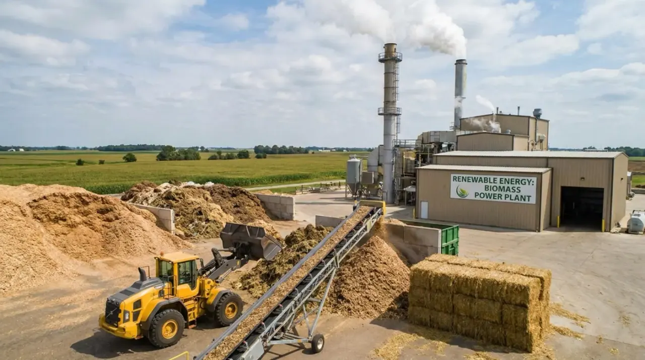 Biomass energy plant