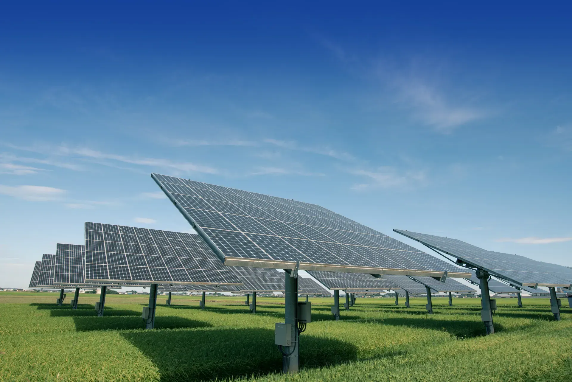 Solar power plant built by GV Bumisinar